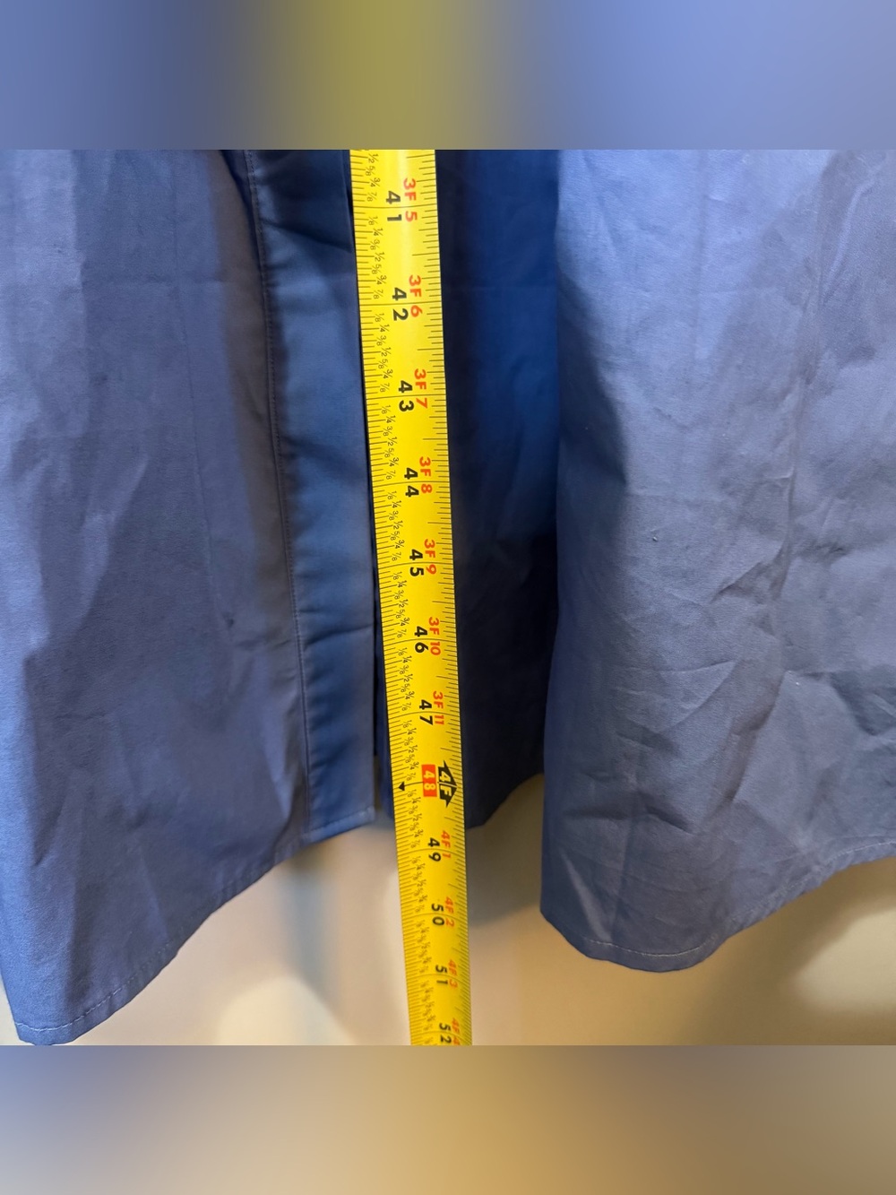 Women’s blue Banana Republic tie-waist midi shirtdress size large NWT - Picture 6 of 6